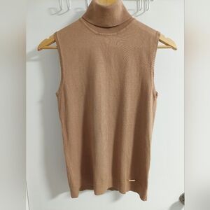 Anne Klein Light Brown Knit Top